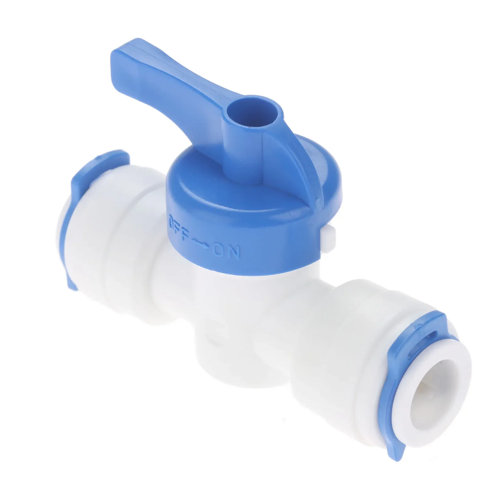 1 Buah Fitting Akuarium Osmosis Reveser Katup Bola Air Plastik Fitting Kontrol Koneksi Cepat Selang OD 1/4 "3/8" Lurus RO