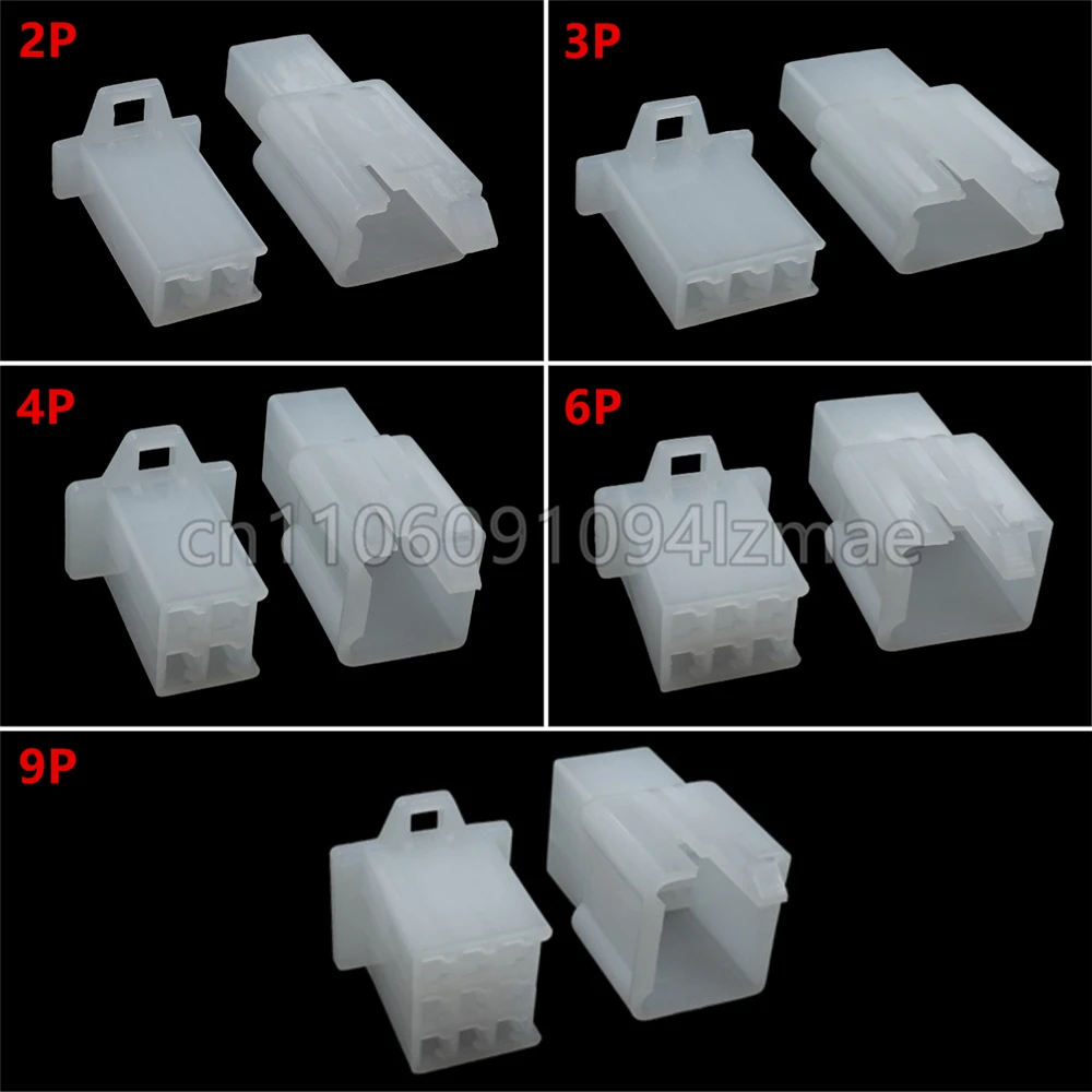 1/2/3/4/6/9P 2.8mm Electrical Wire Connector For Motorcycle Ebike AC Assembly Car Male Female Cable Terminal Plug Kits