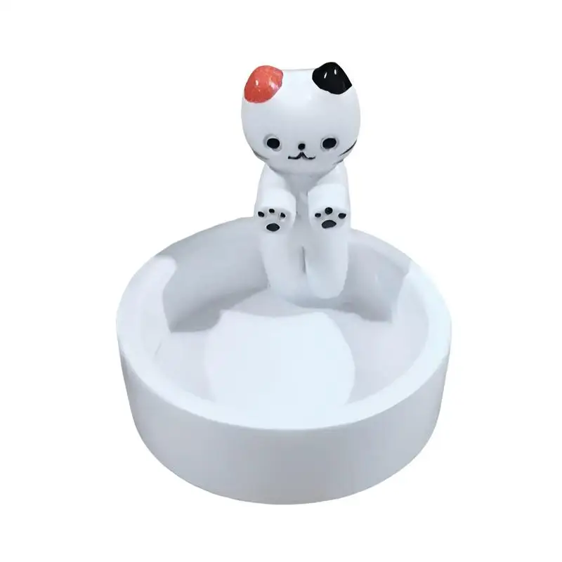 Cartoon Cat Candle Holder Table Home Decoration Creative Funny Cat Aromatherapy Candles Candlestick Cat Warming Paws Candlestick