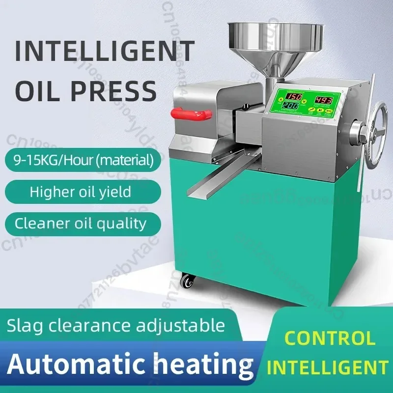 Intelligent Oil Press Stainless Steel Press Peanut Olive Linseed Sunflower Seed Nuts Walnut Oil Extractor Extraction