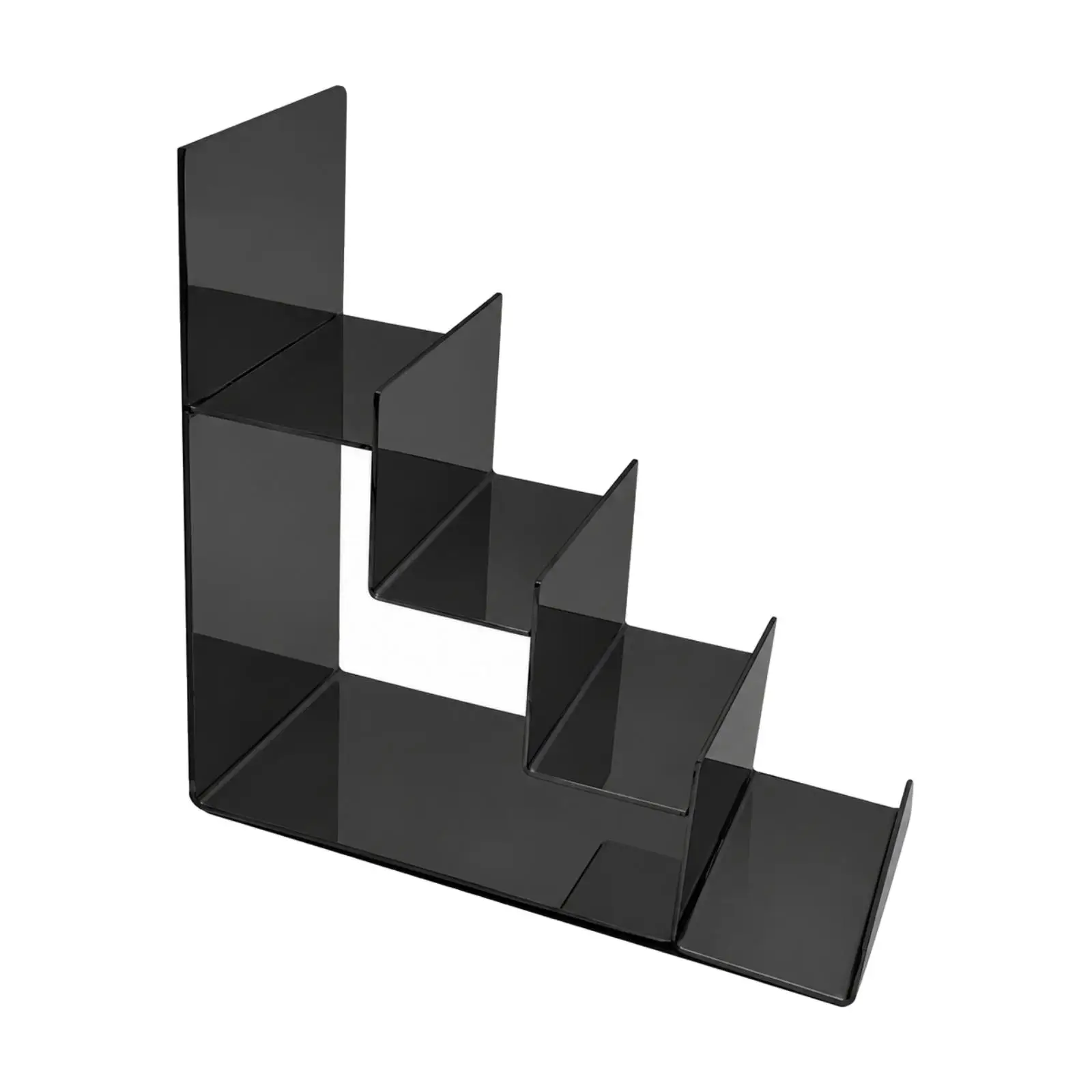 Compact Steel Display Stand Rack Shelf 3 Tier for Wallet Small Bag Counter Shop Fixture