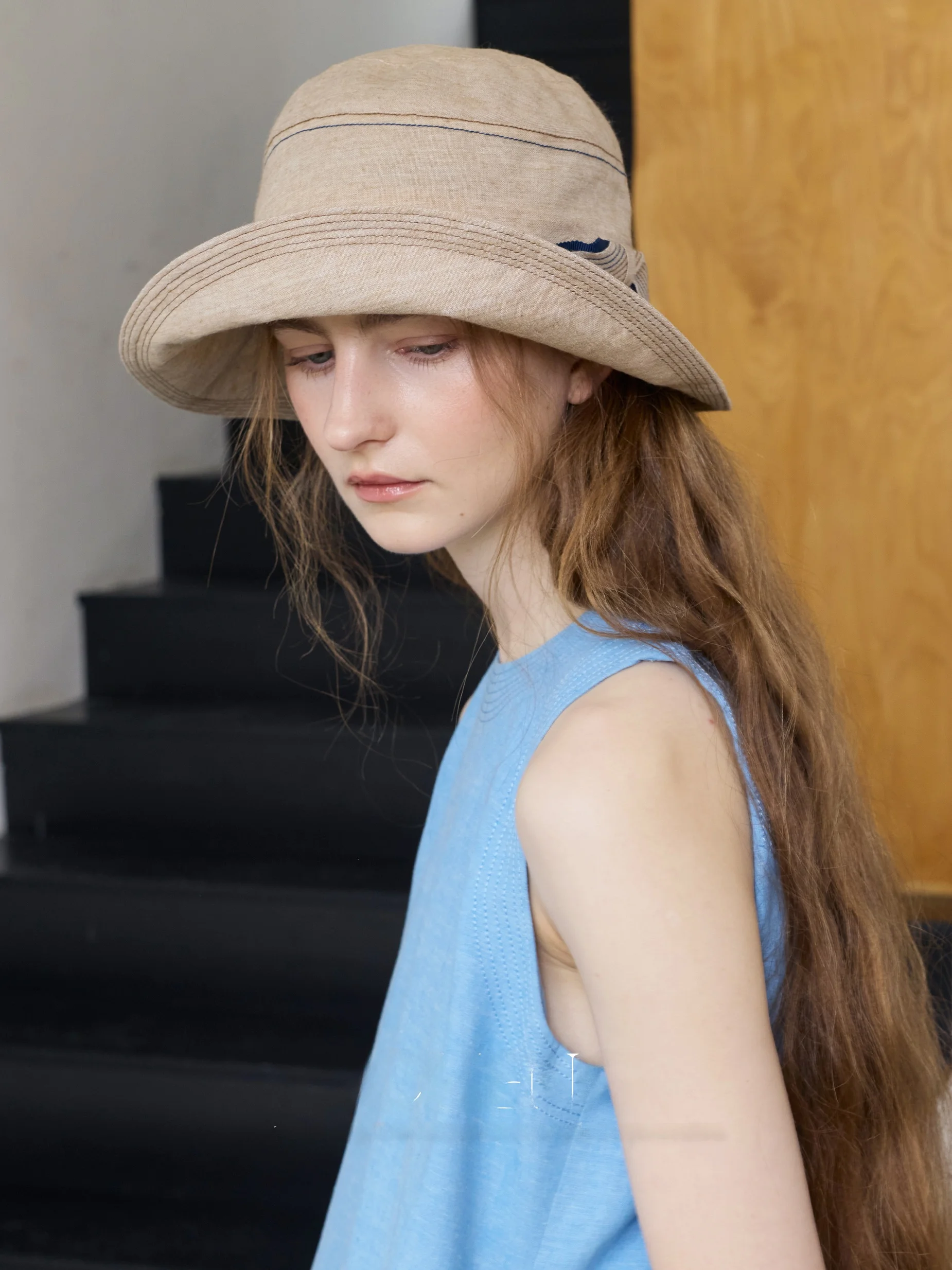 超軽量で通気性のある日除け釣り用帽子、バケーション、オールドマネースタイル、つば広帽子、春夏ファッションアクセサリー（女性用）