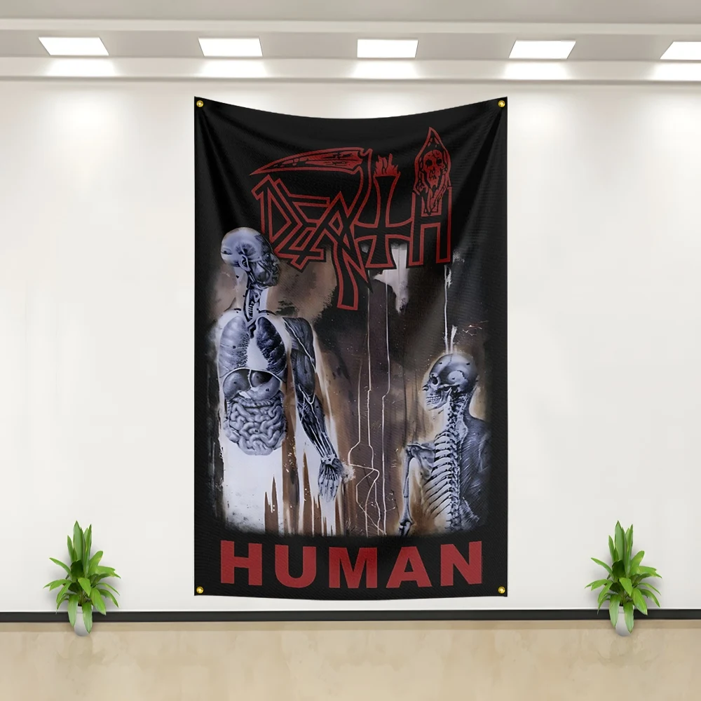 Rock Music Flag  for C-Cannibal Corpse Fans Banner HD Print Brass Grommet Bedroom Living Room Dorm Wall Decor Tapestry
