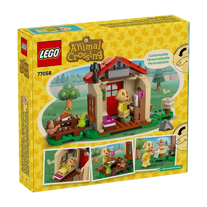 

LEGO Animal Crossing 77058 Milk Candy small family children put together puzzle building blocks as gifts