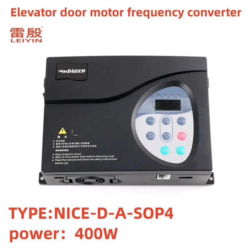 1PCS Elevator door motor frequency converter NICE900 NICE-D-A-SOP4 400W Applicable to Monarch power 400w 0.4KW Elevator Parts