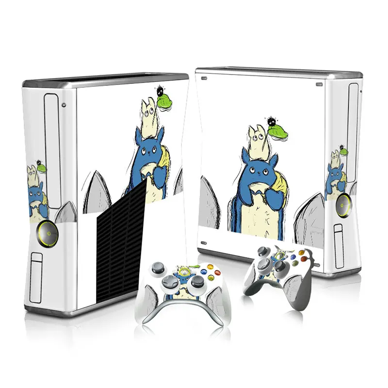 Skull Design dla Xbox 360 Slim – Idealny Naklejka do Personalizacji Twojej Konsoli