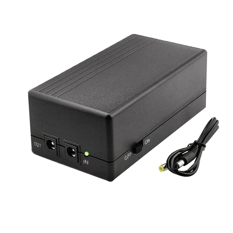 12V 2A Power Supply Mini UPS 12000Mah Battery Backup For CCTV&Wifi Router Emergency Supply