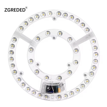 220v Led Tavan Işık Modülü 12w 18W 24W 36W 48W 72W LED Panel Panel Işık Yedek tavan vantilatörü Duvar Lambası Yuvarlak Modül