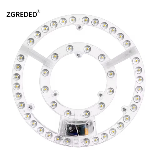 LED 패널 패널 조명 교체 천장 선풍기 벽 램프, 원형 모듈, 220v, 12w, 18W, 24W, 36W, 48W, 72W 