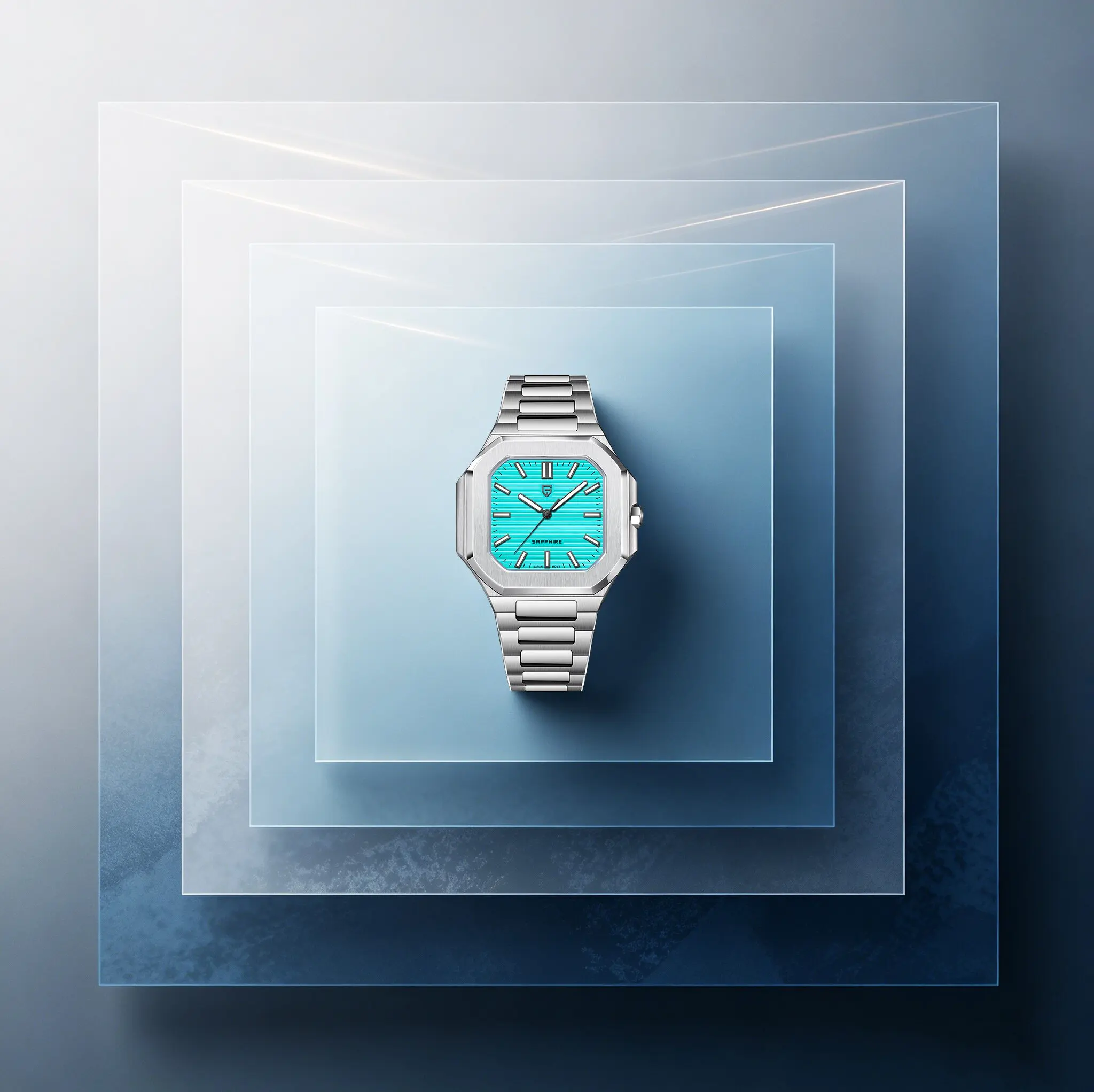 PAGANI DESIGN Minimalist Sophisticated Aura Unisex Quartz Watch Luxury Charm On Wrist Stainless Sapphire 50m Dive Luminous Watch