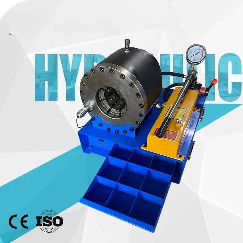 

HM51 Small Hand Hose Crimping Machine Portable 1/8"-2" 4SP Manual Hose Crimper