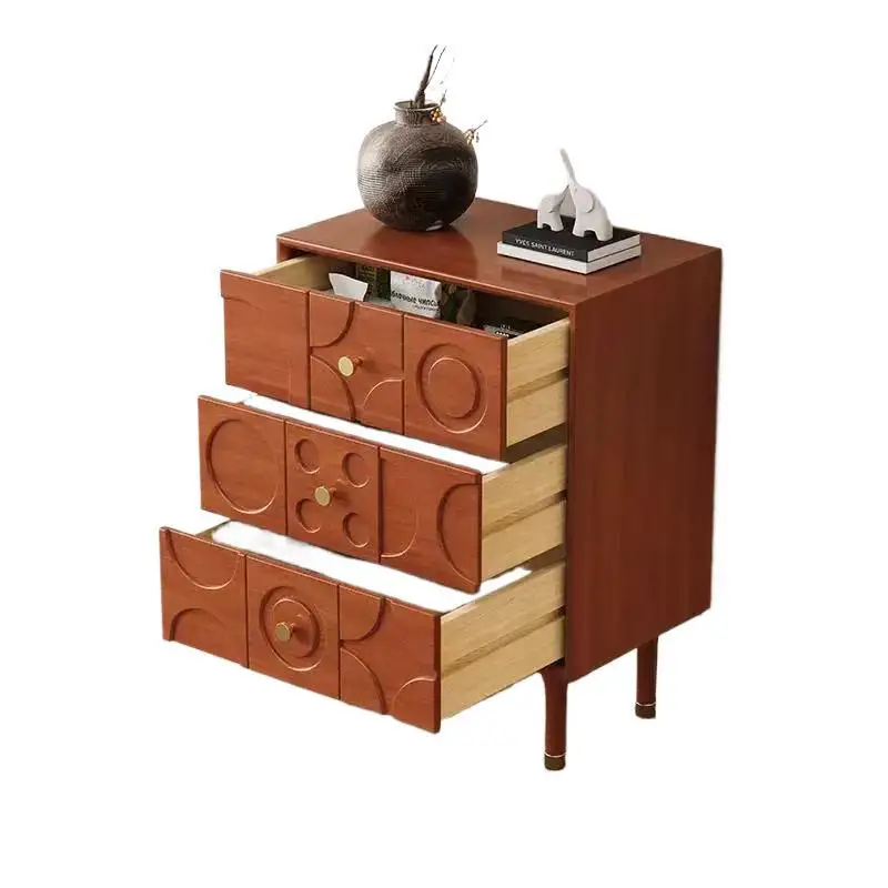 

Medieval style bedside table ins style new model plus high three pumping advanced simple bedside storage