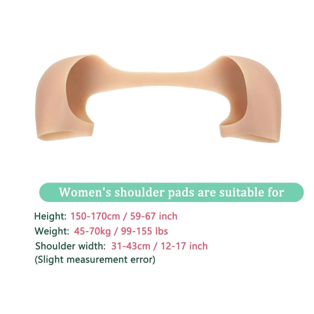 Spalline innovative in silicone per donne e uomini, riutilizzabili e antiscivolo, perfette per la tua camicia