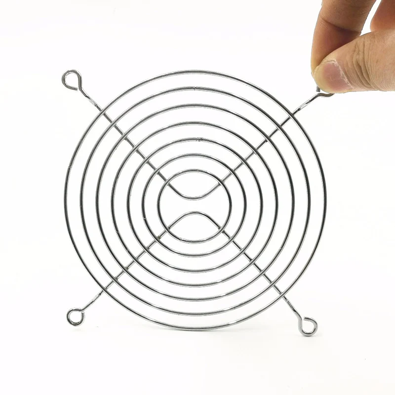 Ldpcsj 5Pcs 80Mm/120Mm Silver Cooling Fan Grill Metal Finger Protector, Suitable for Box Fan