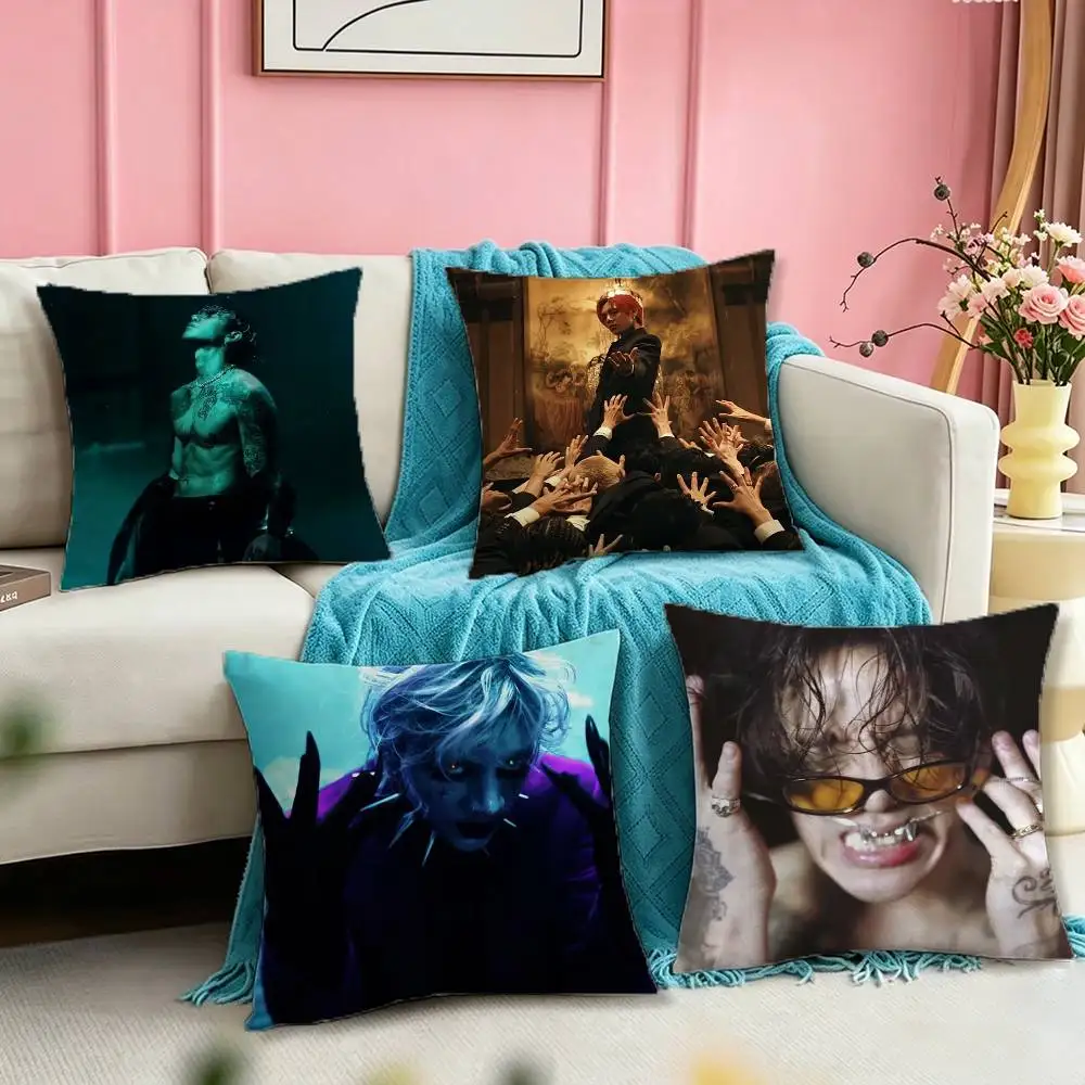 Singer D-DPR Ian Moodswings Poster Square Double-Sided printed Pillow Case Bedroom Bedside Pillow Sofa Cushion Cover