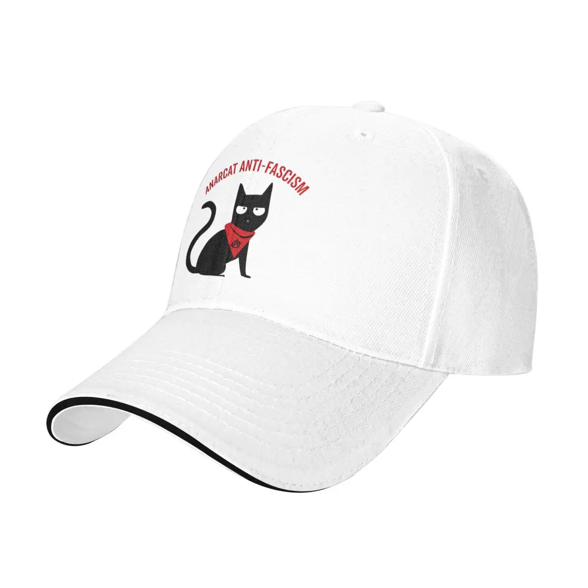 Anti Fascist Cat Baseball Caps Popular Sandwich Caps Unisex Adjustable Headwear Sport