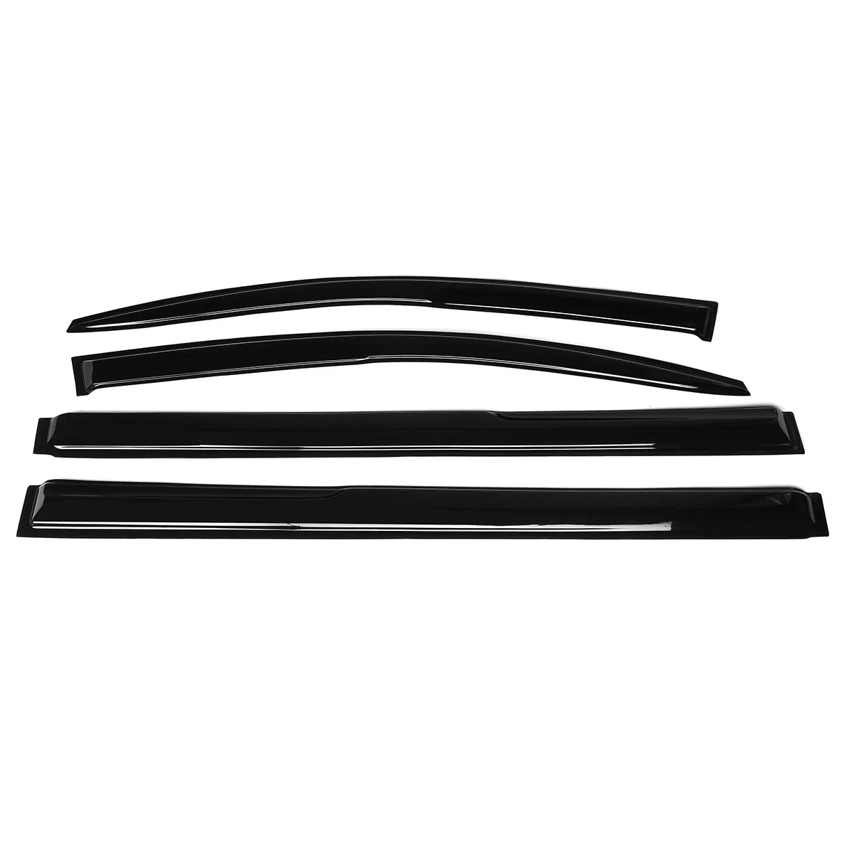 4pcs Car Side Window Deflector Window Visor Vent For Toyota Sienna 2011-2018 Wind Shields Sun Rain Guards Awnings Shelters