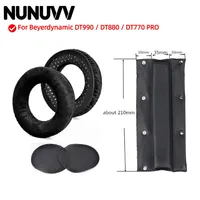 Earphone pads For Beyerdynamic DT990 / DT880 / DT770 PRO replacement Earpads headphones Soft Memory Foam Pads