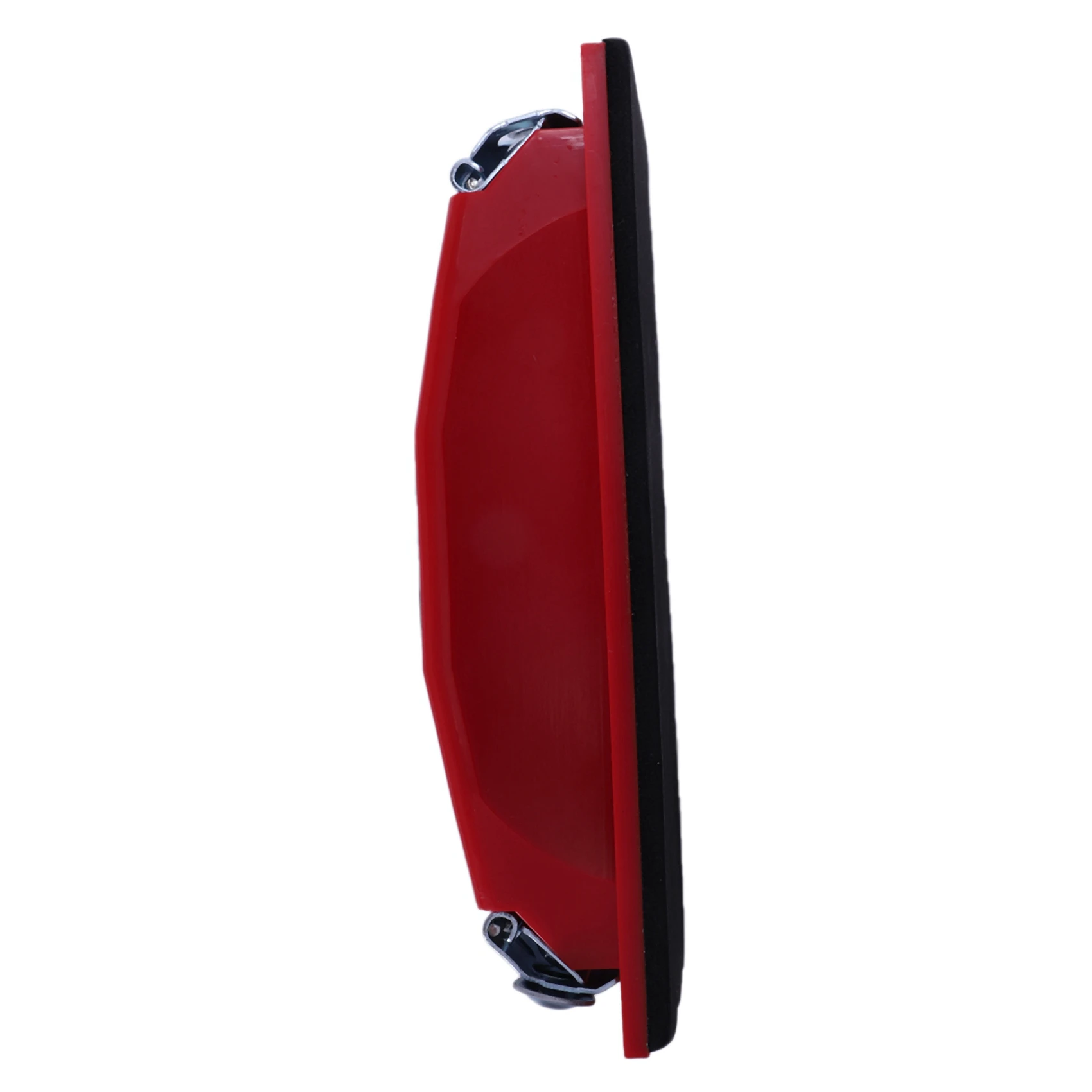 B03C-2X Rectangle Paper Grit Sandpaper Holder Hand Sander Red Black