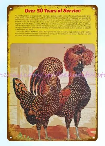 Poultry Hatchery Webster City Iowa chicken metal tin sign garage makeove