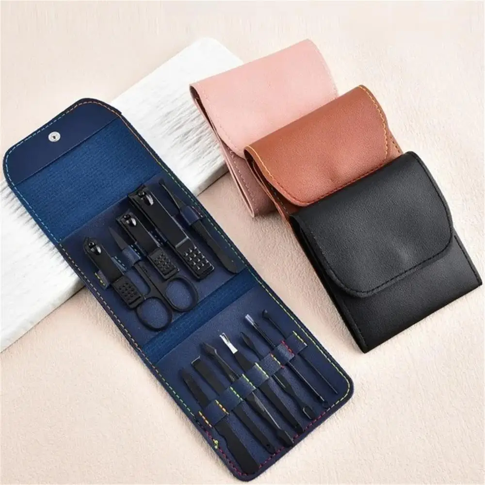 Kit de aliciamento múltiplo de 12 peças para homens e mulheres – conjunto de cortador de unhas com navalha de sobrancelha, removedor de cera de ouvido, tesoura de cabelo do nariz