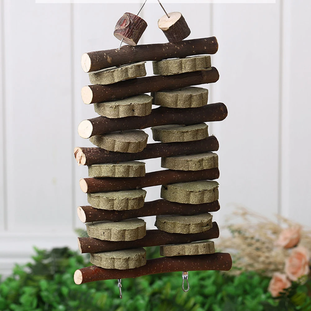 

Rabbit Teeth Skewers Natural Wood Chew Toys for Hamsters Bunnies Chinchillas Pet Accessories Apple Sticks Guinea Pigs Squirrels