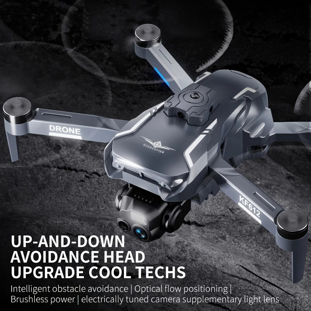 KF612 มินิโดรนมืออาชีพ HD กล้องยกการถ่ายภาพหลีกเลี่ยงอุปสรรคมอเตอร์ไร้แปรงพับ RC ควอดคอปเตอร์ของเล่น