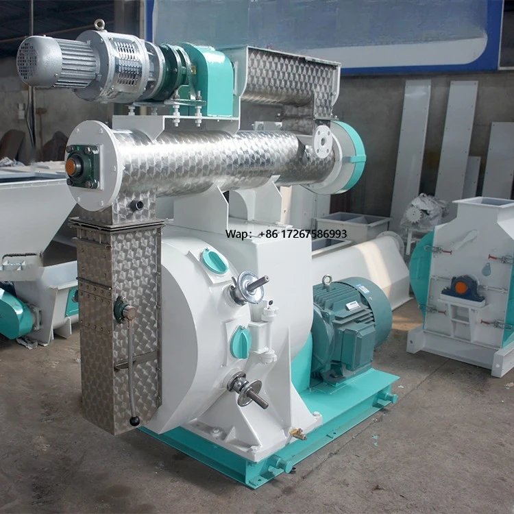 Mufeng 0.5-20t/h Chicken Poultry Feed 55kw Pellet Machine Animal Feed Factory Equipment Cattle Sheep Horses Poultry Farming