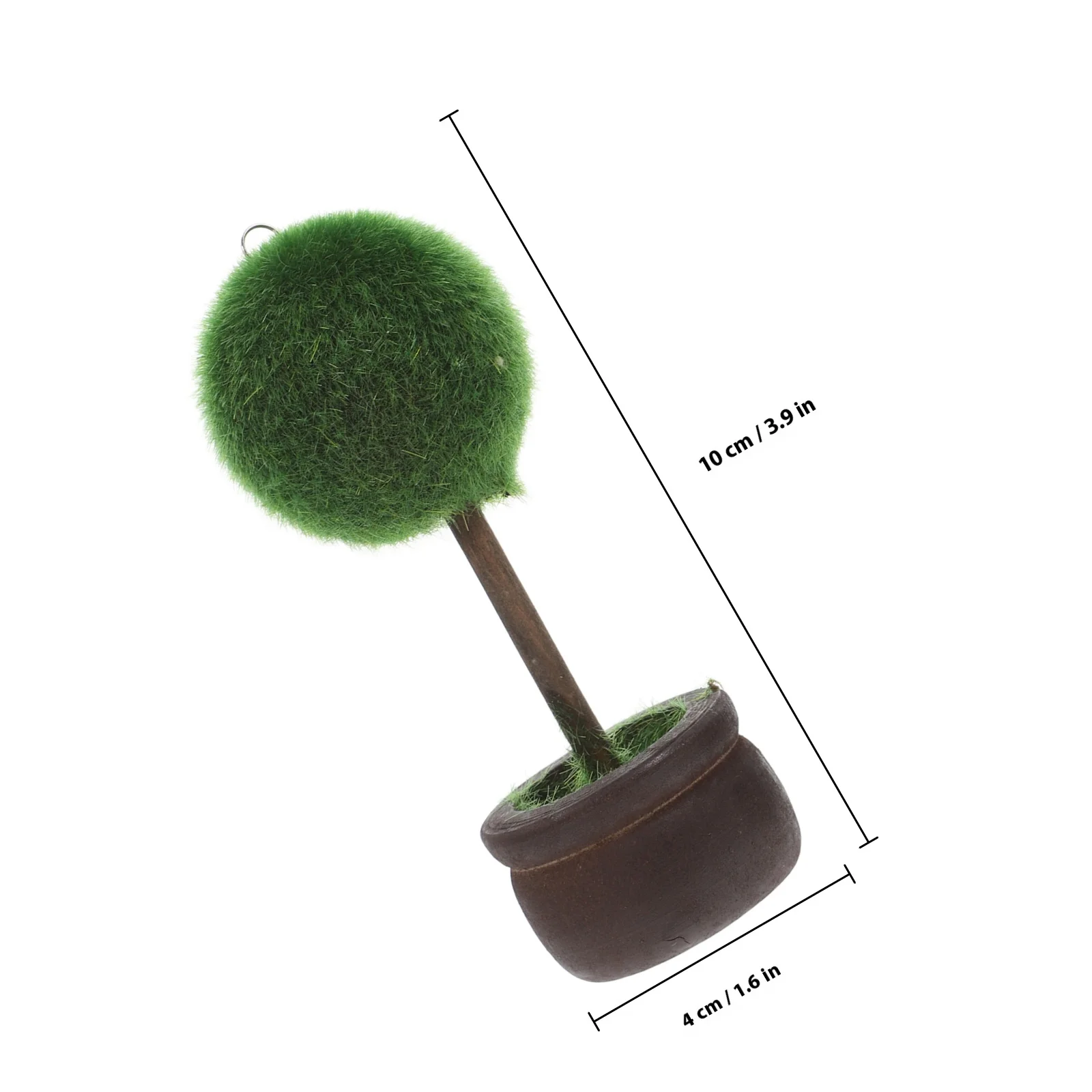 2 قطعة صغيرة فو بوعاء النباتات الخضراء الكرة الجدول رقم حامل الراتنج توافدوا مكان الزفاف مشبك للبطاقات القائمة حامل لحفلة عيد ميلاد #5