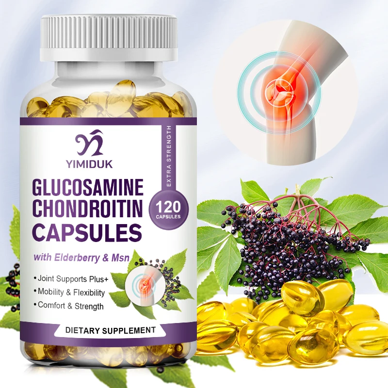 Glucosamine Chondroitin Capsules for Joint Support & Health Joint Shoulder & Neck Pain Repair Joint Injuries