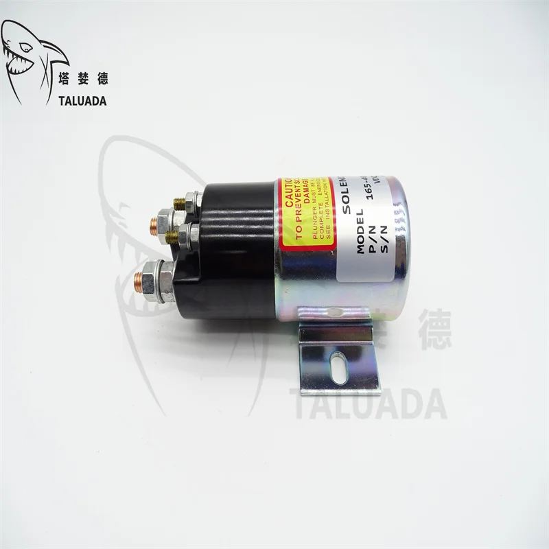 

For Fuel shut off solenoid valve E312C E320C E320B E312C excavator parts flameout solenoid valve 4 pins 165-4026