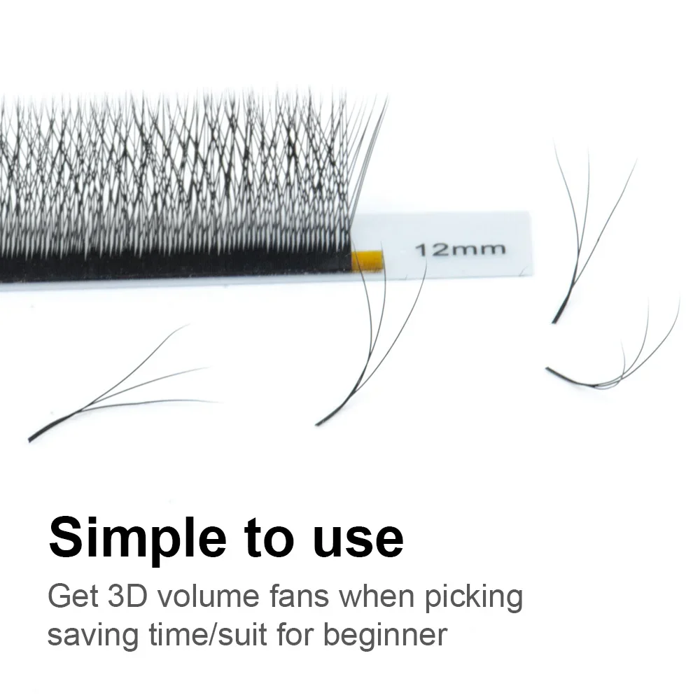 NAGARAKU W Volume 5D WW forme Bloom 3D 4D 5D 6D 7D ventilateurs préfabriqués Extensions de cils naturel doux lumière cils individuels