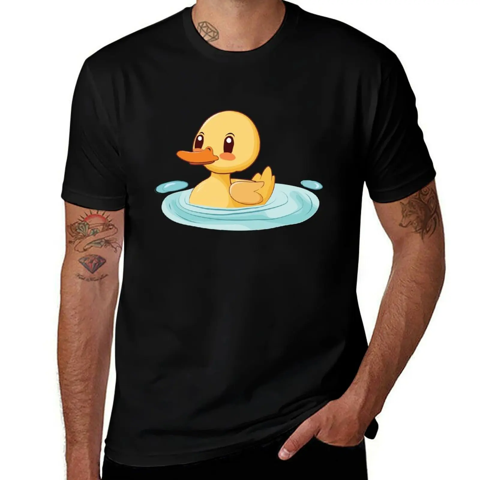 

Duck in pond T-Shirt affliction shirts valentines boutique clothes cute tops anime clothes mens t shirts
