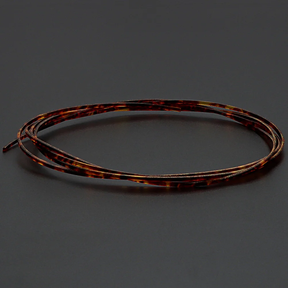 

Guitar Binding Purfling Strip Phenolic Resin Flexible Durable Trim for Acoustic Classical Ukulele Bass Guitar Edge Repair