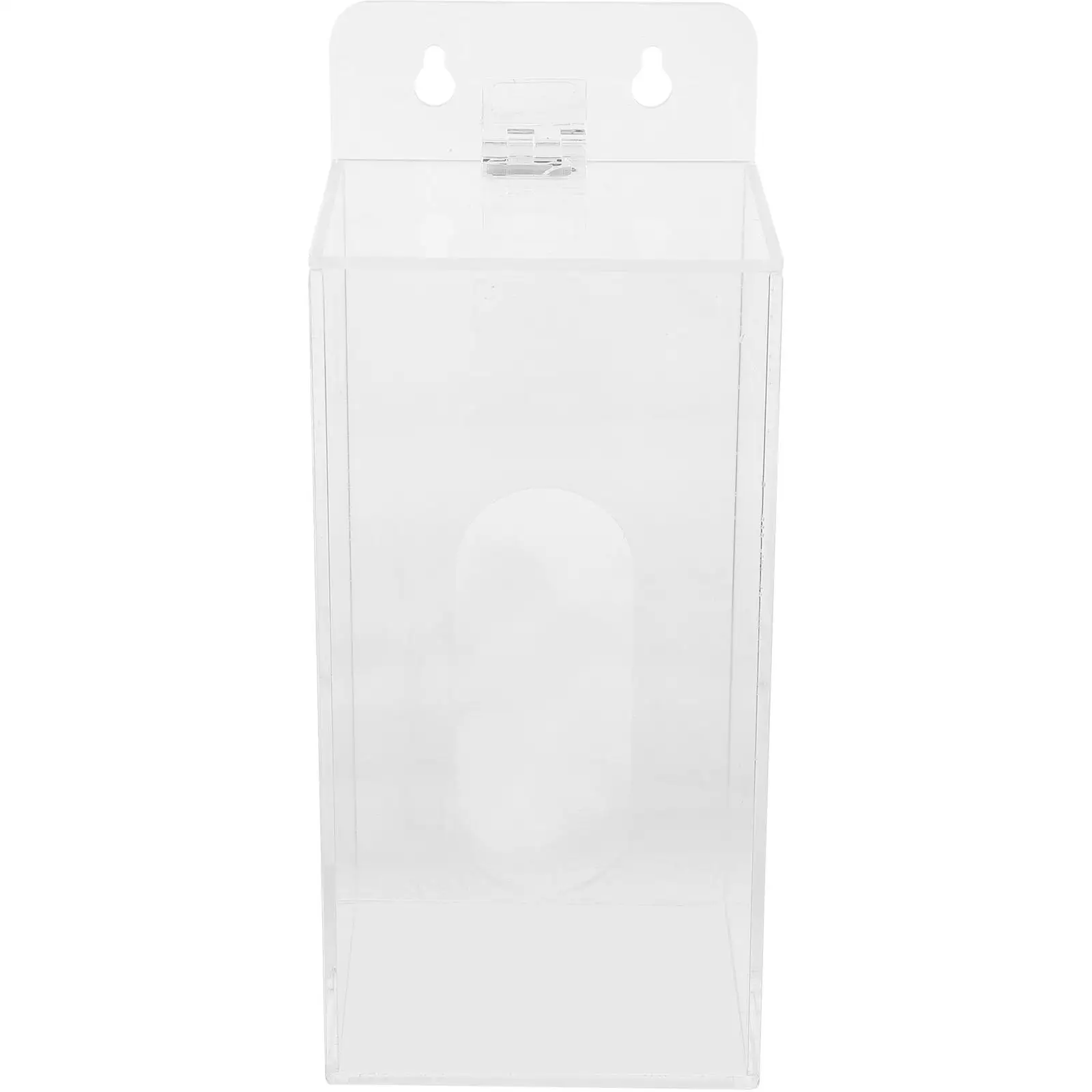 

Wall Mount Mask Holder Glove Dispenser Box Transparent Acrylic Gloves Organizer Container Storage Solution Hospital Lab Use