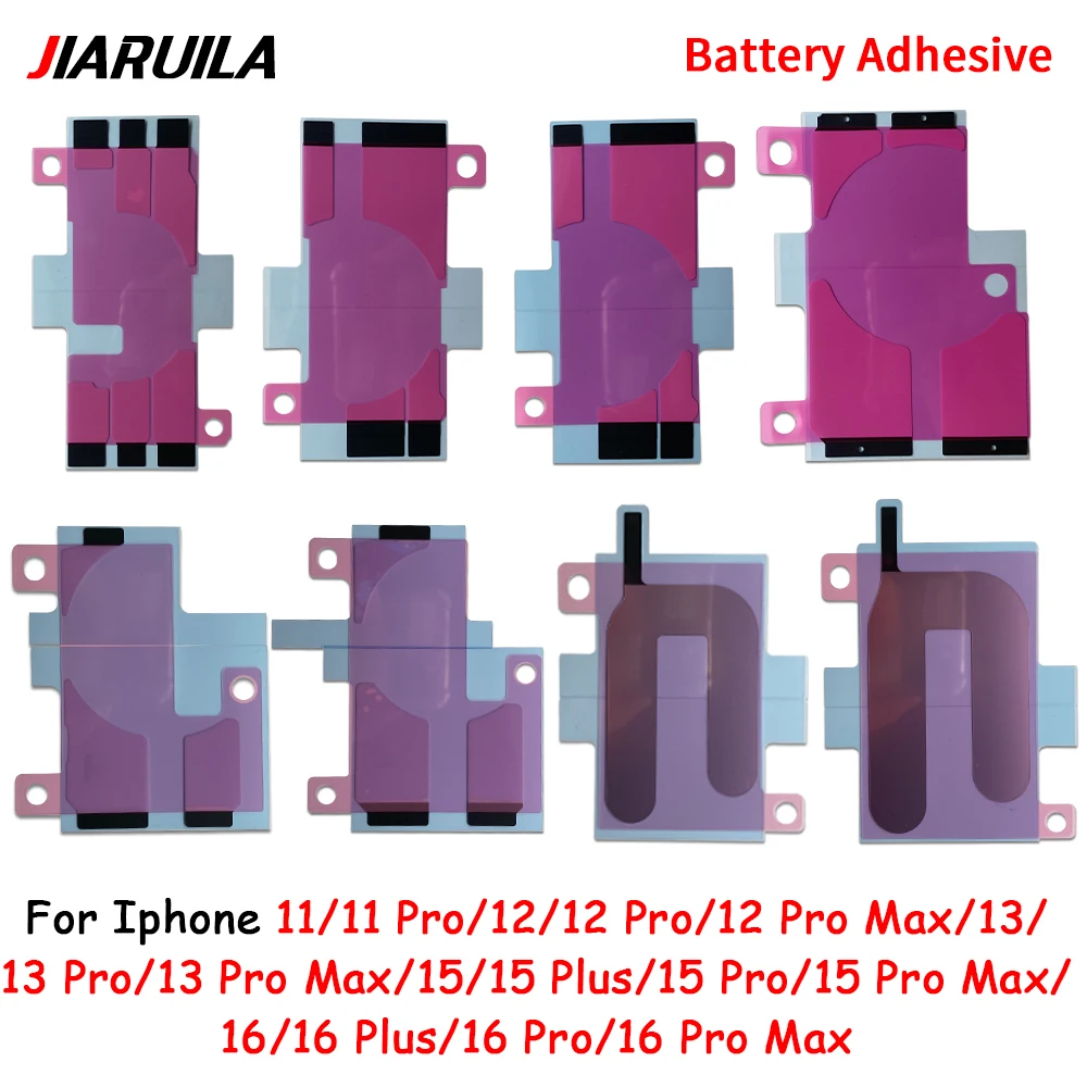 Battery Sticker For IPhone 16 15 14 13 12 11 Pro Max Plus Battery Tape Adhesive Parts