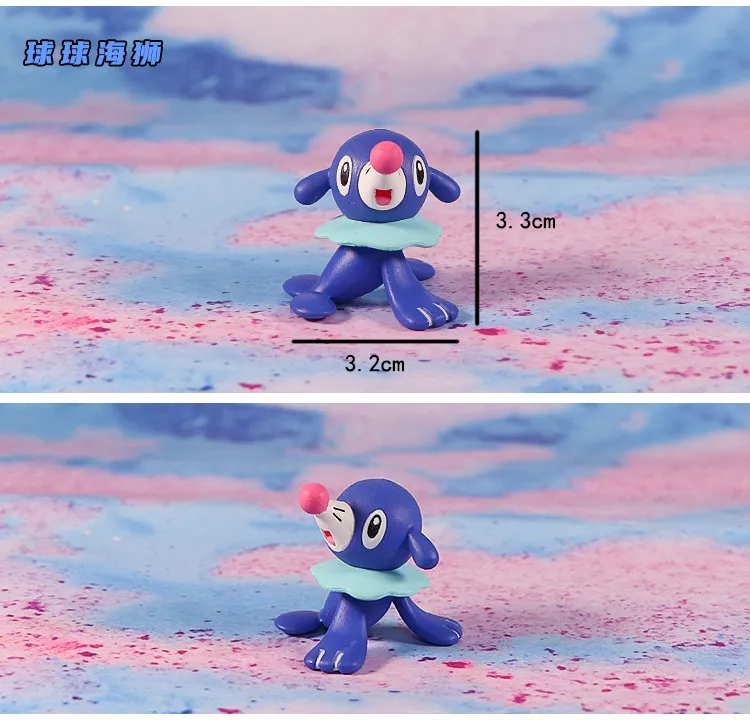WCT Official Popplio Brionne Figure Pokemon Collectible Model Toy - view 4
