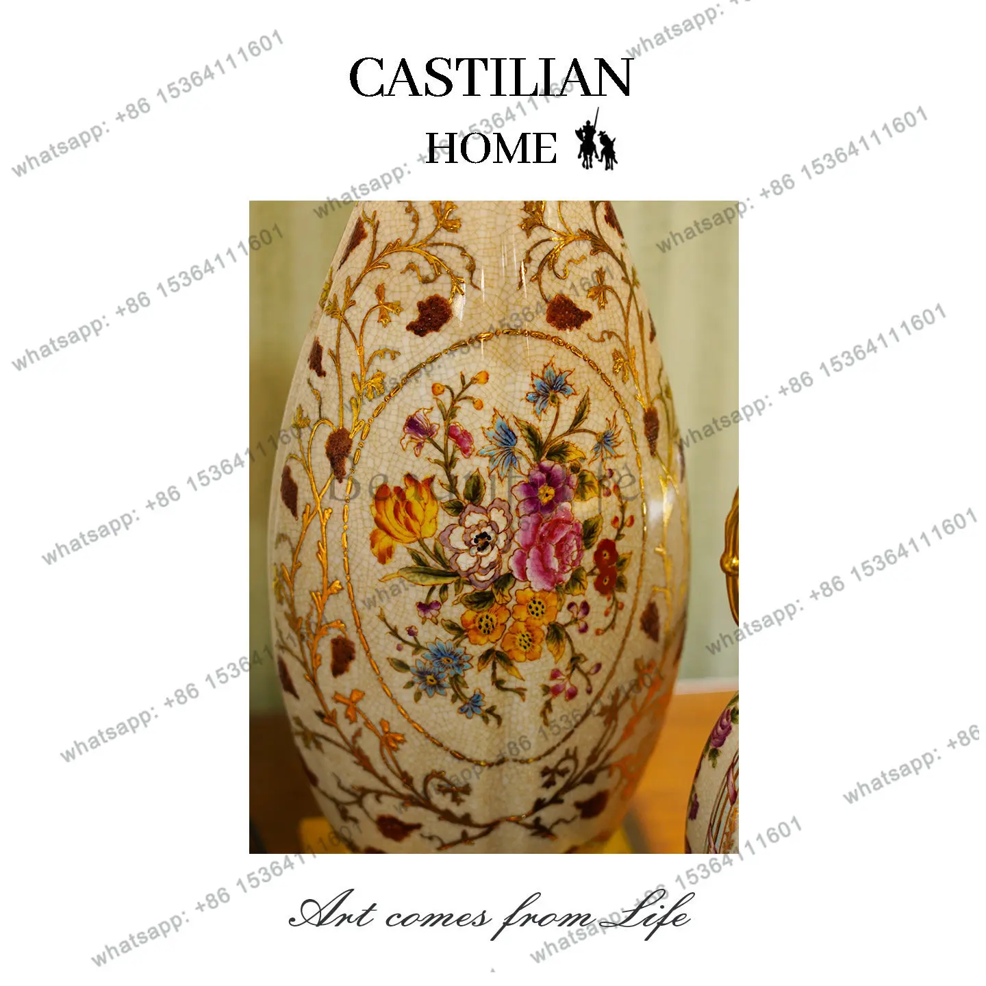 HOT French light luxury high-end table lamp art decorative lamp C4290