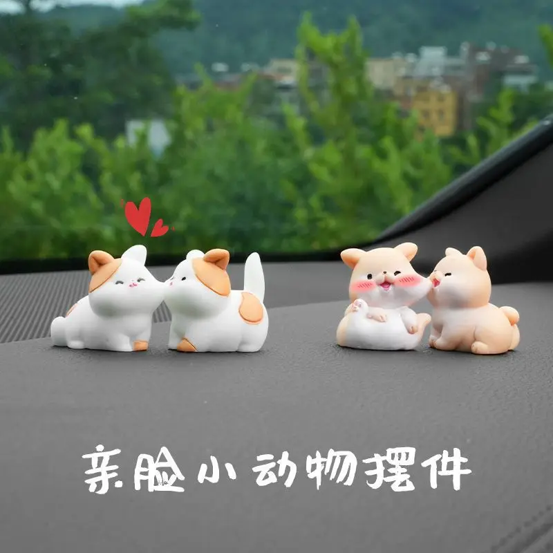 

1/6PCS Adorable Animal-Face Car Ornaments Adorable Animal Car Ornaments