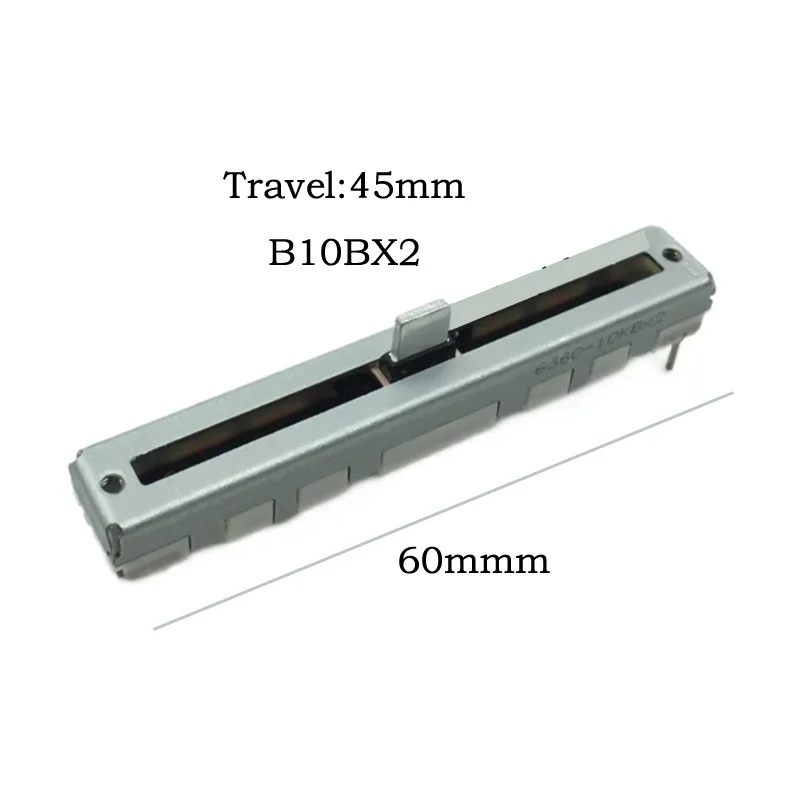 60MM Travel 45mm ALPS Original Pioneer DJM B10KX2 Series Vertical Fader Potentiometer Road Channel DJM2000NEXUS 900NXS2