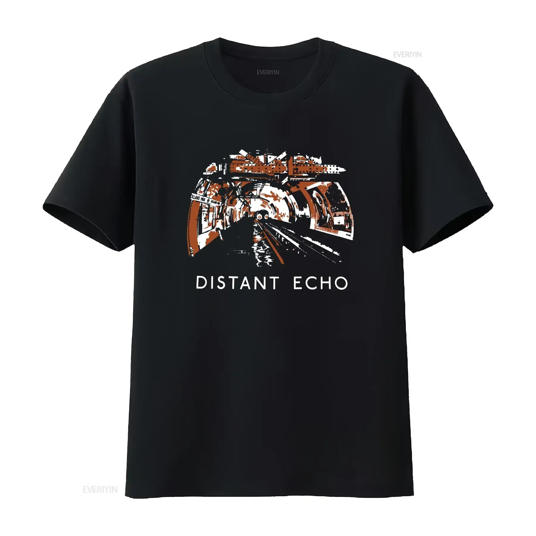 Jam Inspired T Shirt Down In The Tube Station At Midnight Weller Distant Echo vintage Washed graphic Comfortable fashion Casual