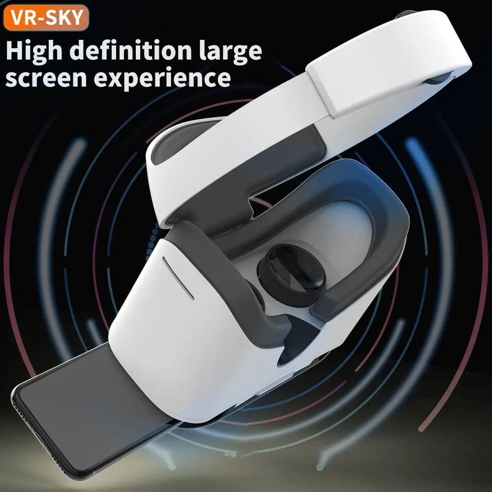 Okulary VR 3D Shinecon G19, zestaw VR Google Cardboard, okulary wirtualne do smartfonów iOS i Android