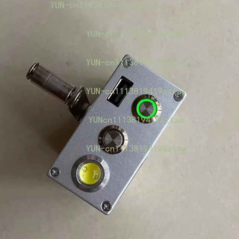 Portable DIY Hand-Cranked Generator Three-Phase Brushless Generator Full Aluminum Alloy Body 20F*3 Capacitor USB Output 5V 1A