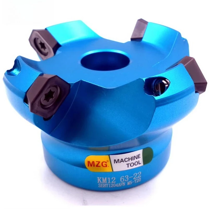 

KM 50mm SEKT1204 Tungsten Carbide Insert CNC Lathe Machine Aluminum Cutting Tools Face Milling Cutter