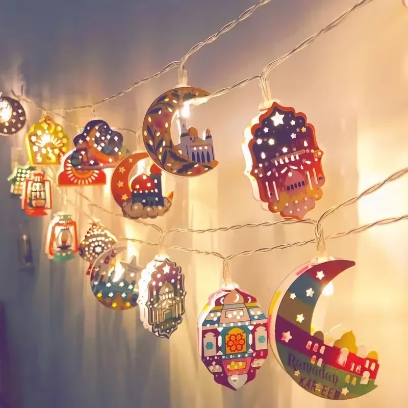 الإبداعية النفط مصباح القمر القلعة أضواء LED رمضان عيد مهرجان إسلامي هدية مسلم ديكور المنزل عطلة زينة زخرفية #1