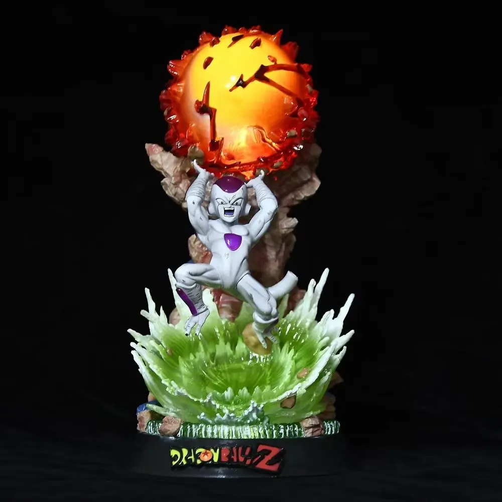 Anime Dragon Ball Z Frieza Energy Ball Statuetka Son Goku Figurka Akcji Super Saiyan Model Figurka Kolekcja PVC Ozdoba Zabawki