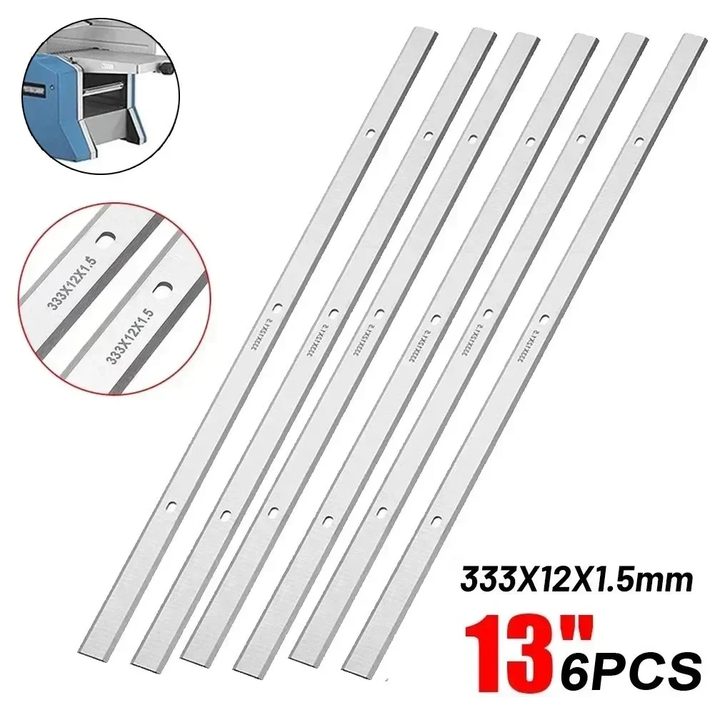 

6pcs Planer Blades Cutting Double Edge For DH330 DH316 HSS High Speed Steel Kit Portable Set Tool Hot Sale New