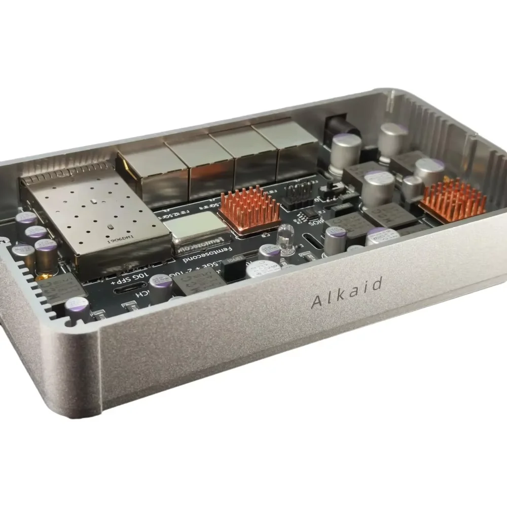 ALKAID Alcor V2 10G SFP+ HIFI Switch 4x2.5G RJ45 Full Isolation Femtosecond Timing Support 10G OpticalElectrical Modulev