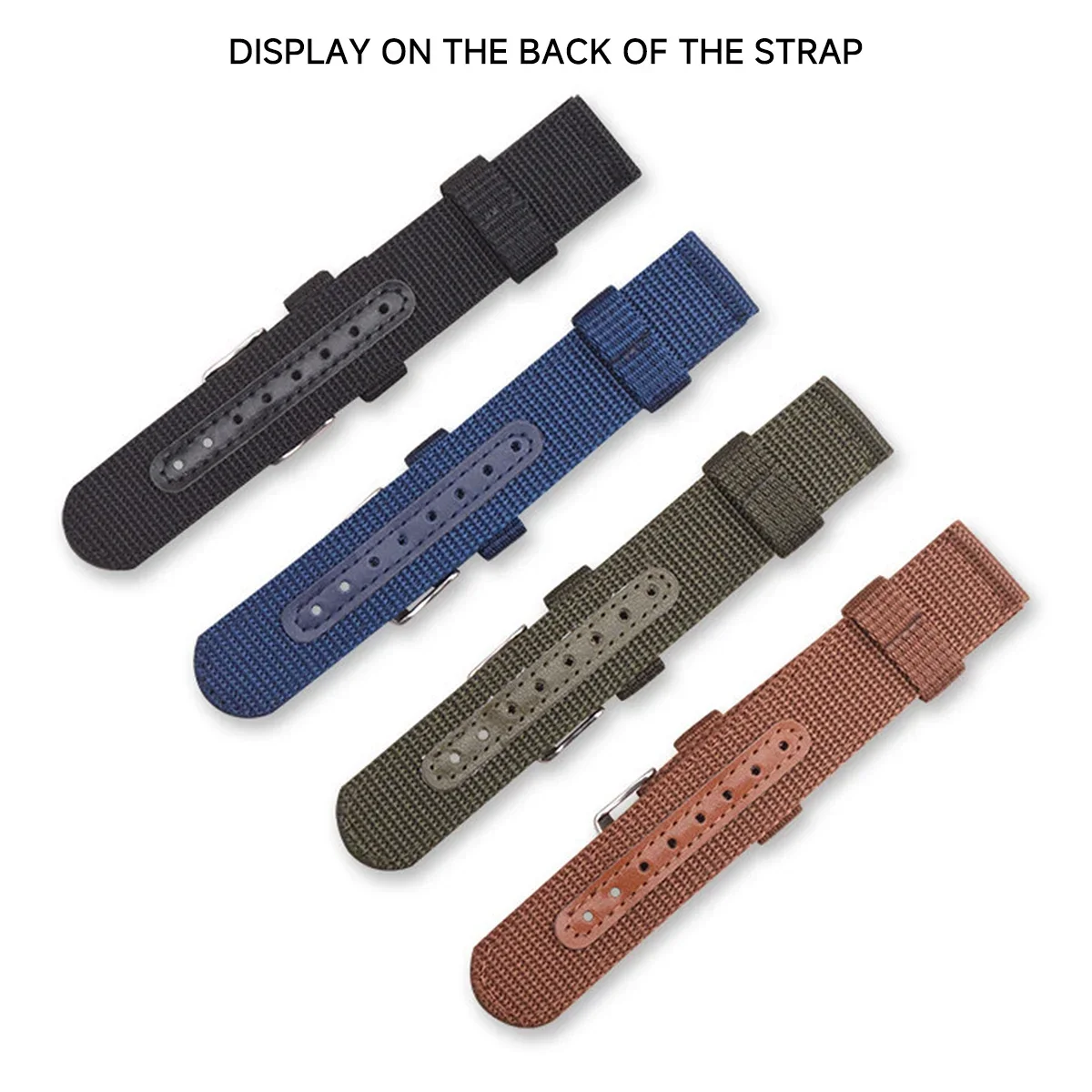 18mm 20mm 22mm 24mm Nylon Canvas Watch Band Woven Soft Belt Universal Bracelet for Men Women Sport Wrist Band