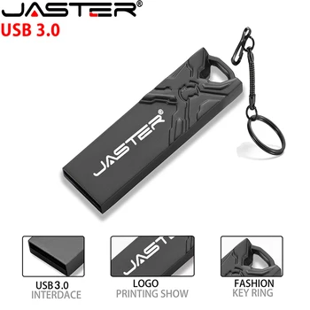 새로운 무료 로고 USB 플래시 드라이브 3.0 고속 64GB 블랙 메탈 메모리 스틱 32GB 펜 드라이브 16GB U 디스크 사진 선물 키 체인